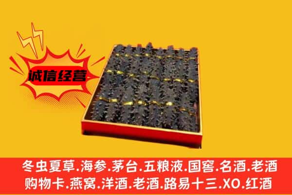 炉霍县回收海参